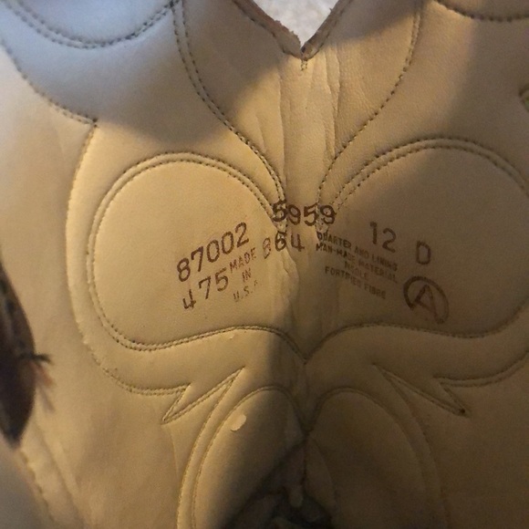 VTG DINGO Dark Brown Men’s Cowboy Boots SZ 12 - Picture 11 of 11